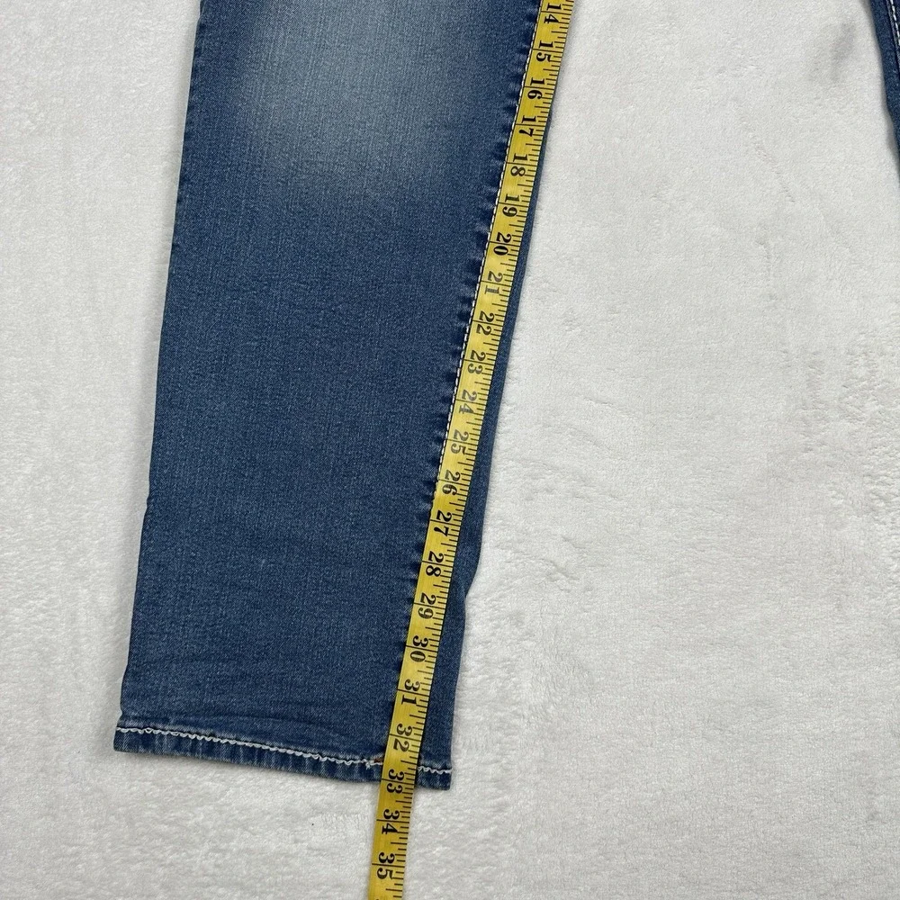 True‎ Religion Geno Relaxed Slim Whiskered Jeans SN Flap 38X33 Wash Blue